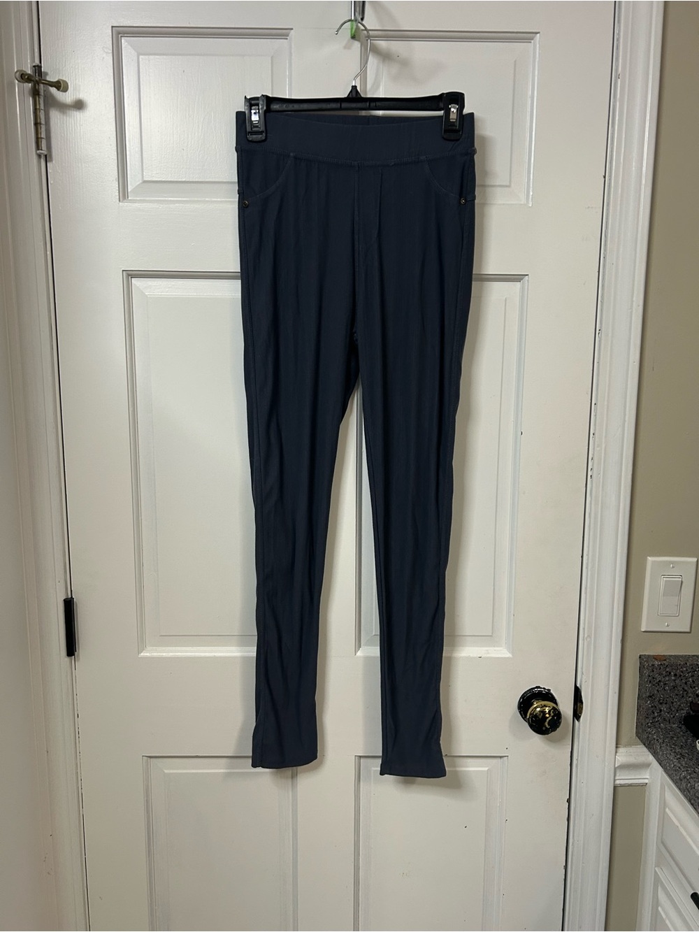 Stretch Slim Navy Pants for Women
